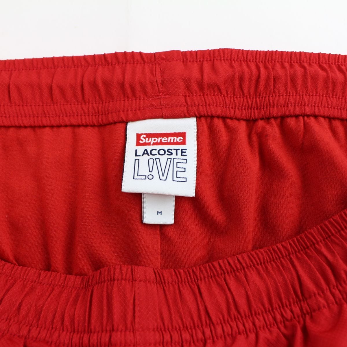 supreme x lacoste track pants red - SaruGeneral