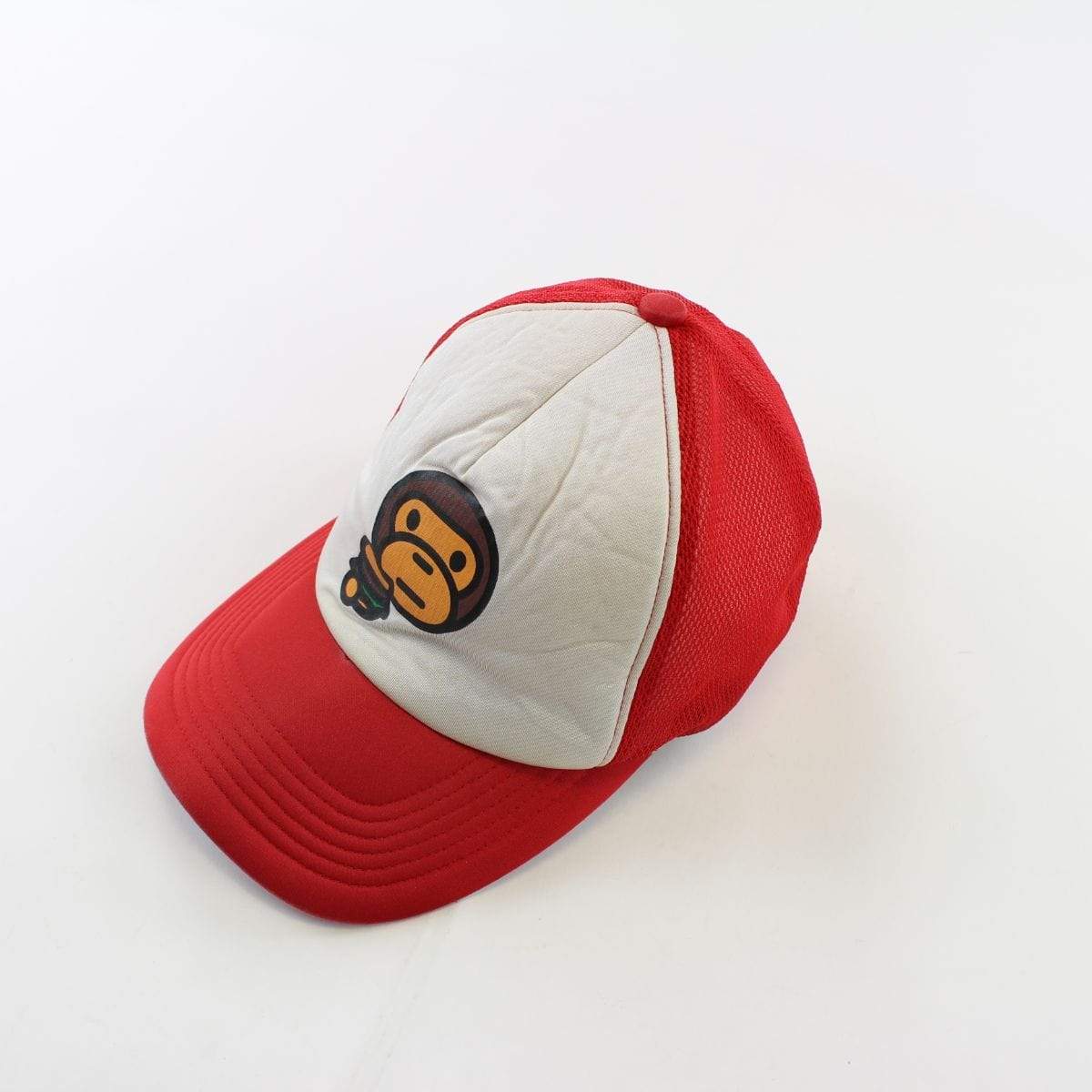 Bape Baby Milo Burger Trucker Red - SaruGeneral