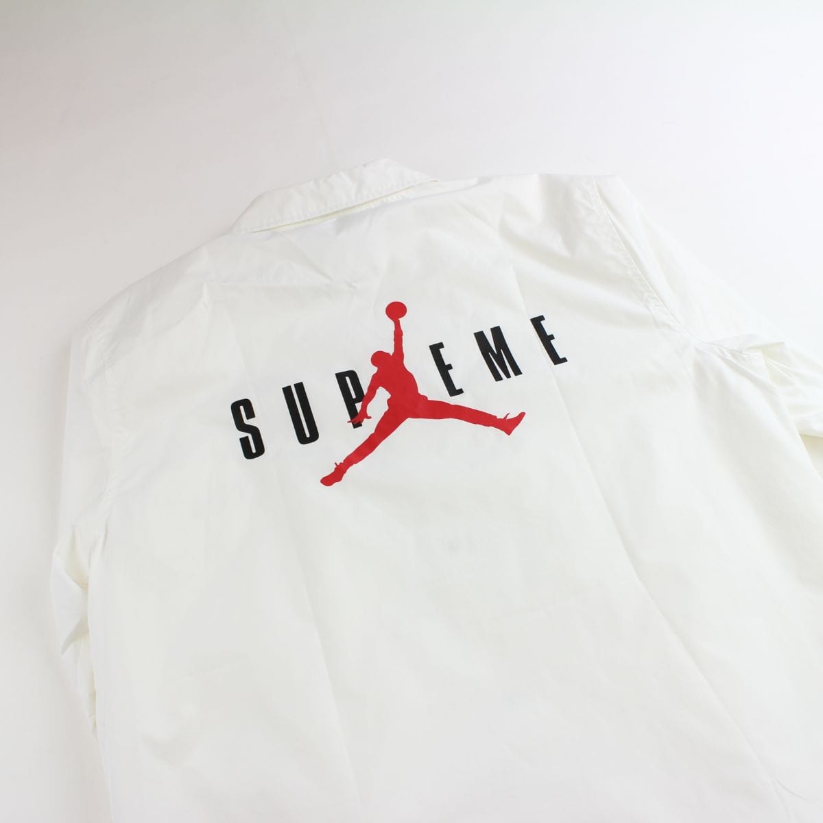 supreme x jordan coach jacket white 2015 – SARUGENERAL