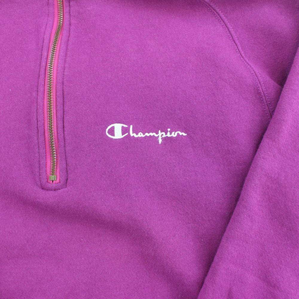 Champion Pullover Quarter Zip Purple - SaruGeneral