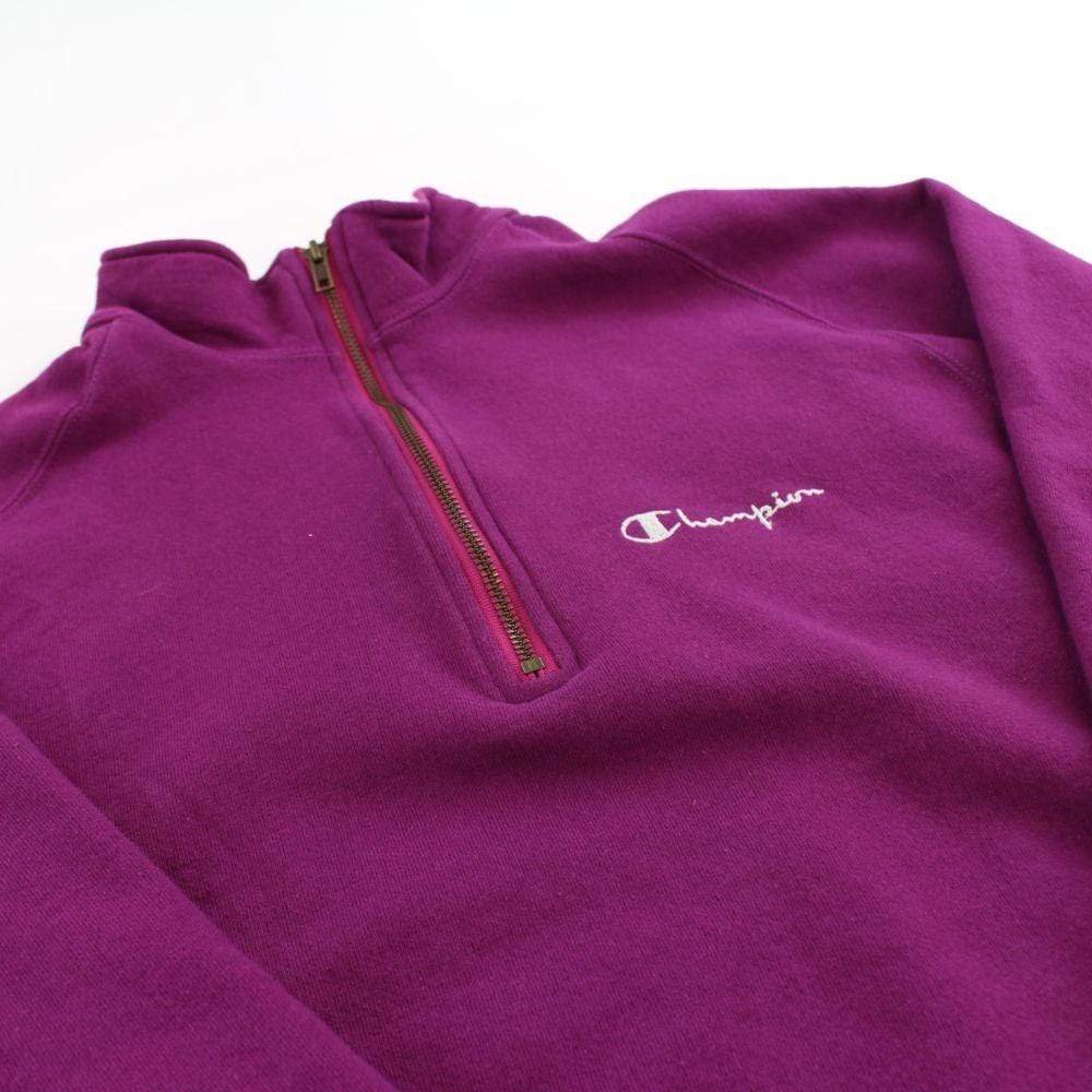 Champion Pullover Quarter Zip Purple - SaruGeneral