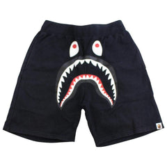 bape black shark face sweatshorts