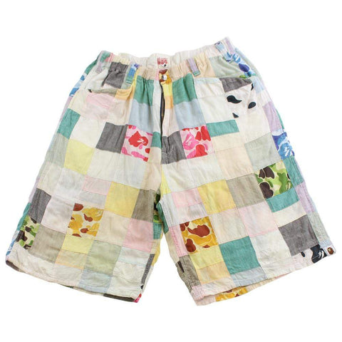 Bape patchwork multi camo shorts