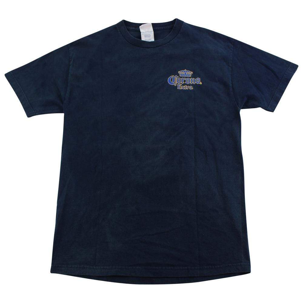 Corona Girl Graphic Tee Navy - SaruGeneral