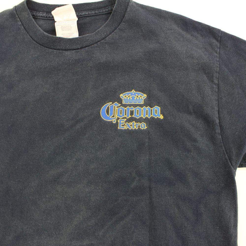 Corona Girl Graphic Tee Navy - SaruGeneral