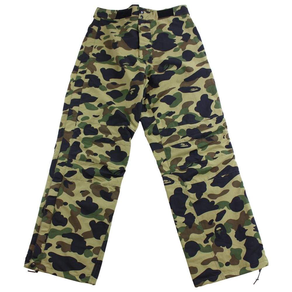 bape 1st green camo tactical pants - SaruGeneral