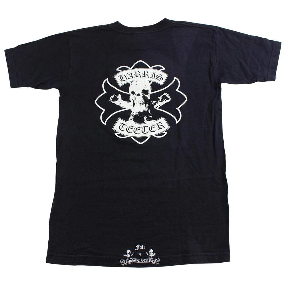 chrome hearts x foti skull pocket tee black - SaruGeneral