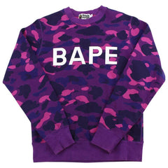 Col ras du cou Bape Purple Camo Text