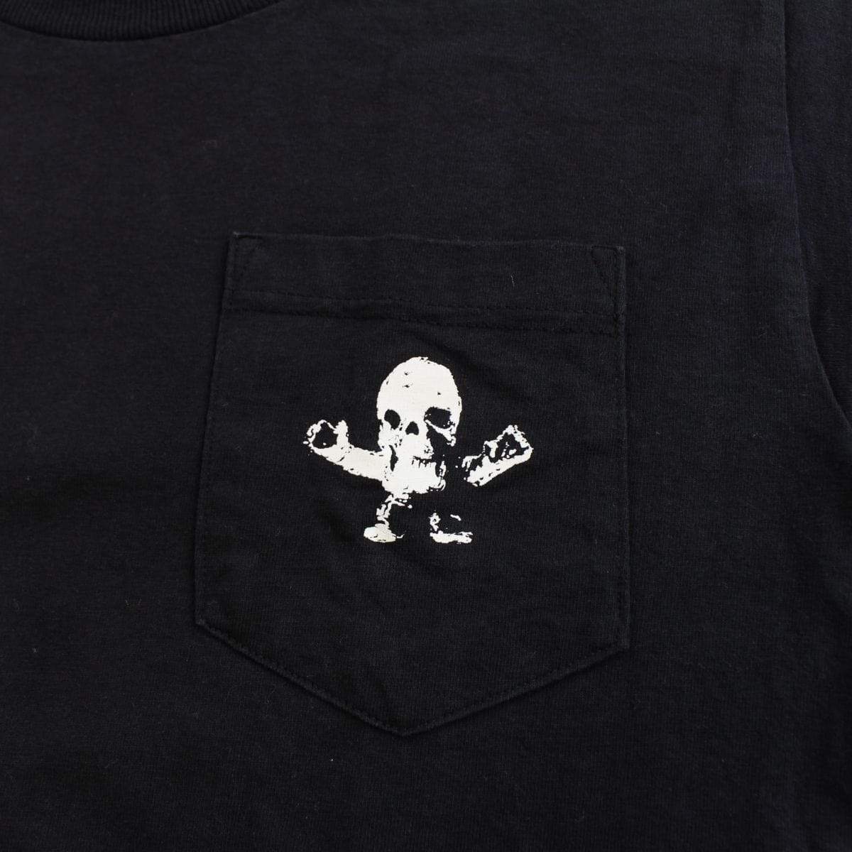 chrome hearts x foti skull pocket tee black - SaruGeneral