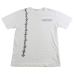 chrome hearts x comme des garcon tee white