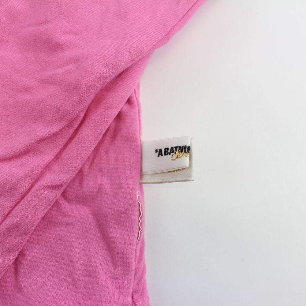 Bape Bapesta Allover Print Reversible LS Pink - SaruGeneral