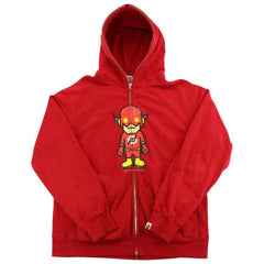 Sweat à capuche zippé Bape x DC Comics The Flash rouge