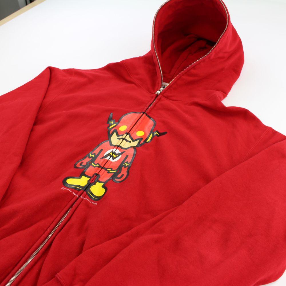 Bape x DC Comics The Flash Full Zip Hoodie Red – SARUGENERAL