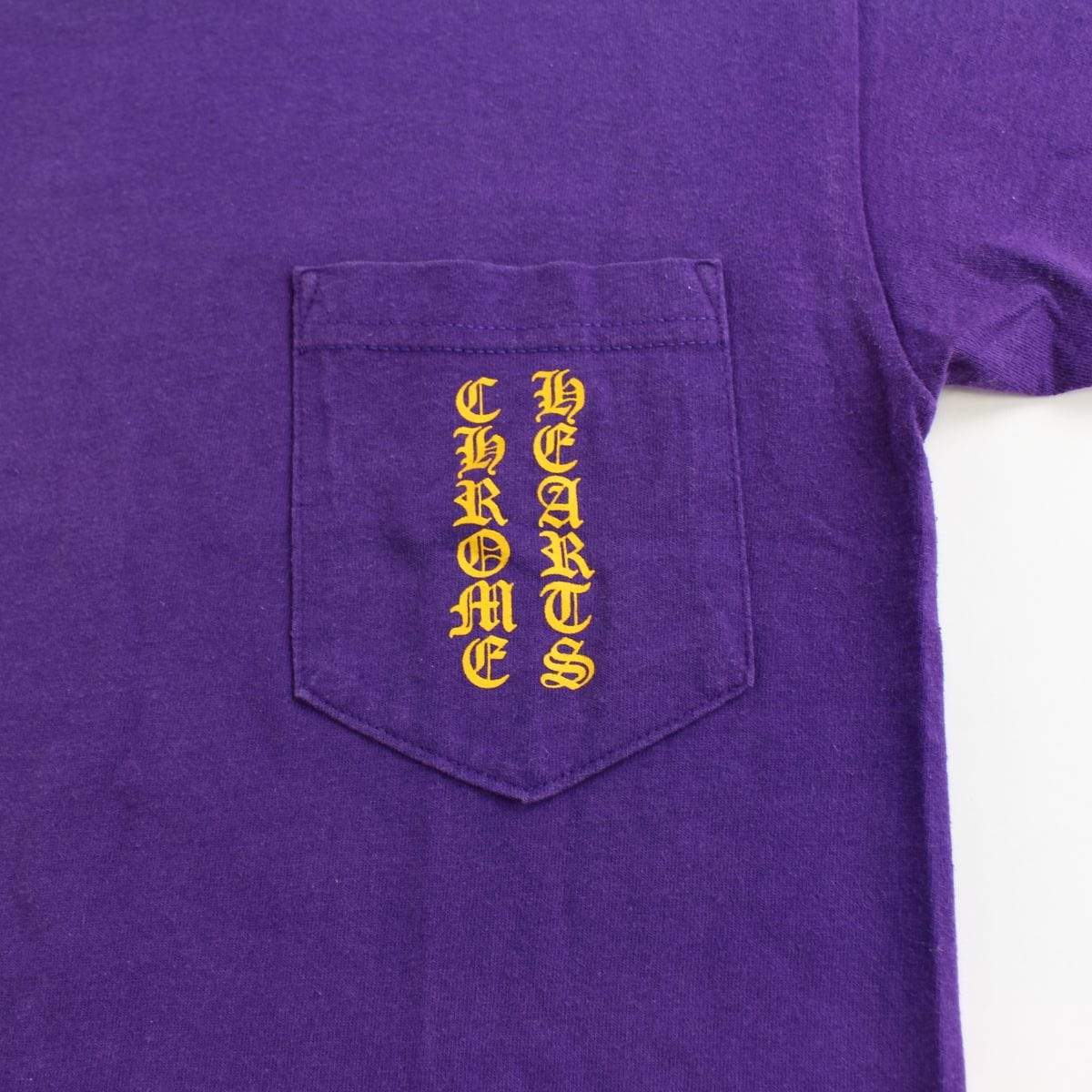 chrome hearts pocket tee purple - SaruGeneral