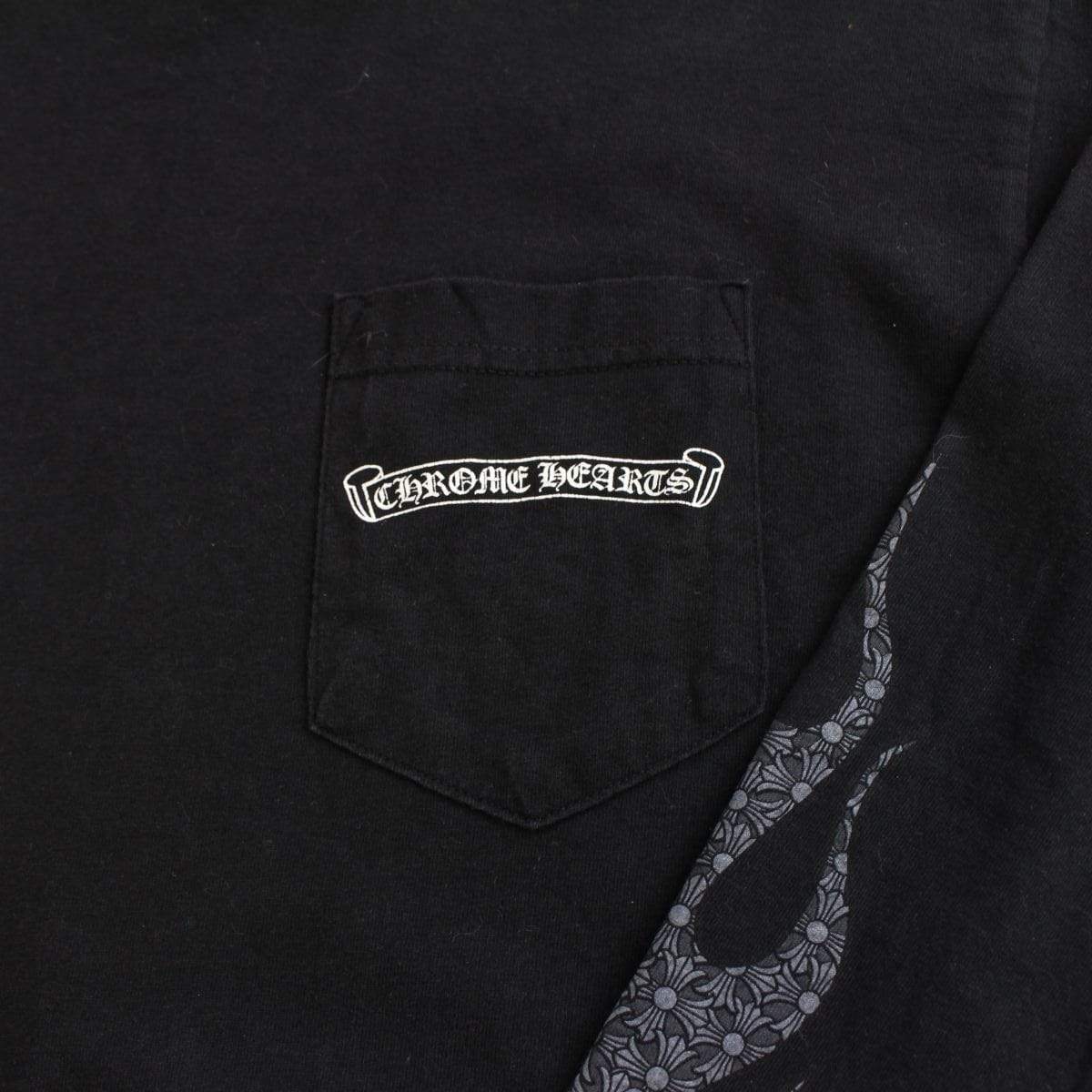 chrome hearts flame ls black - SaruGeneral