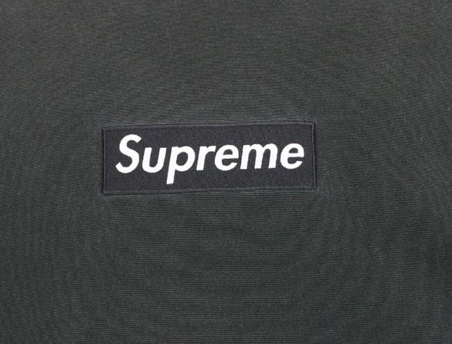 Supreme Black on Black Box Logo Crewneck - SaruGeneral