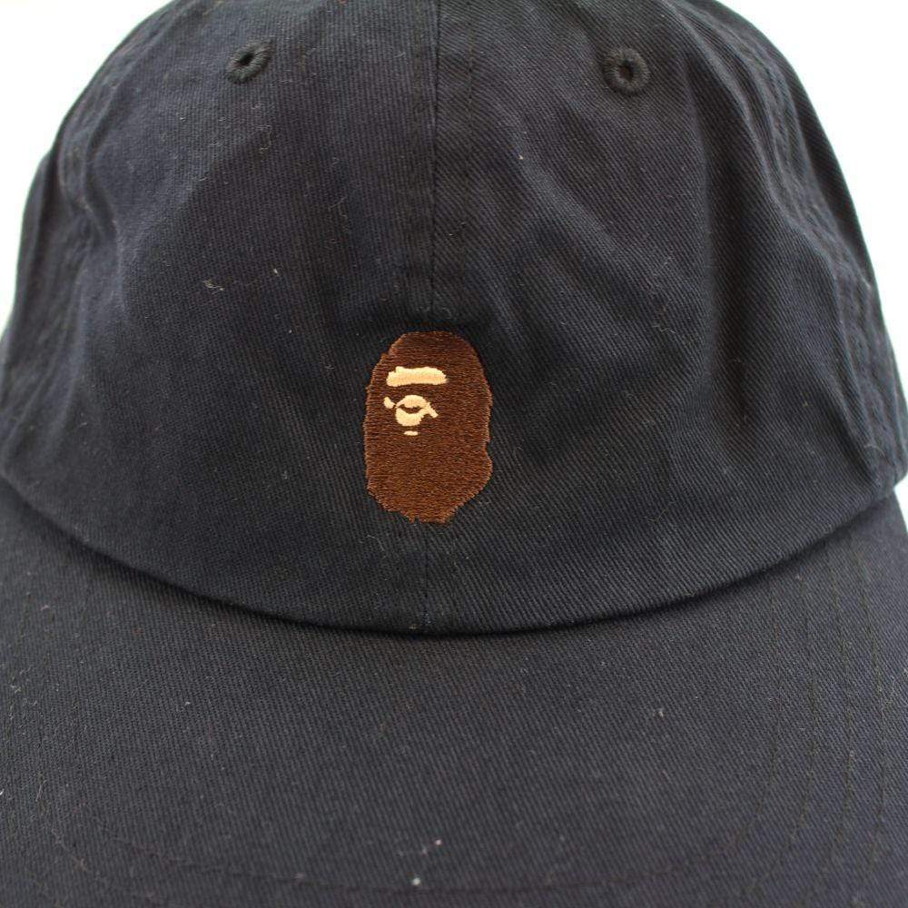 Bape Point Head Logo 6 Panel Navy - SaruGeneral