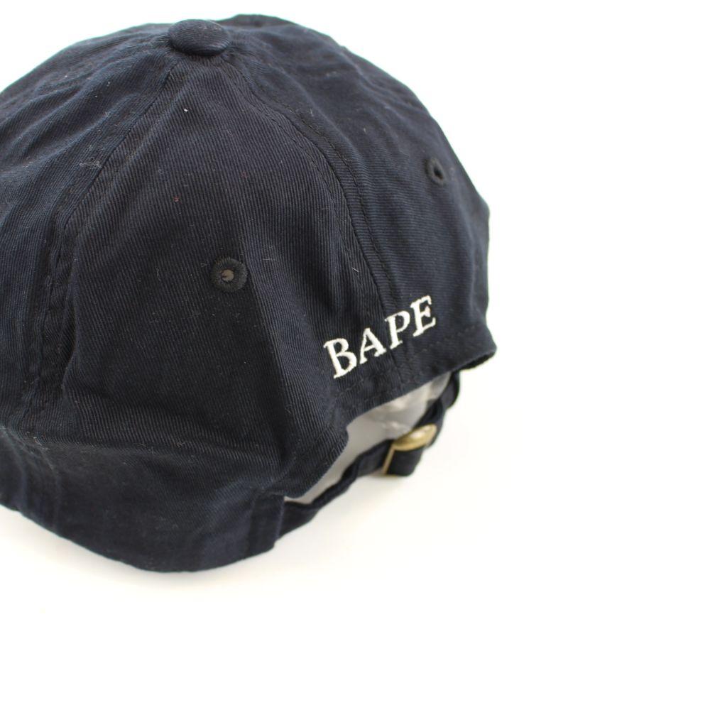 Bape Point Head Logo 6 Panel Navy - SaruGeneral