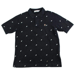 Polo imprimé Bape Point Head Bapesta noir