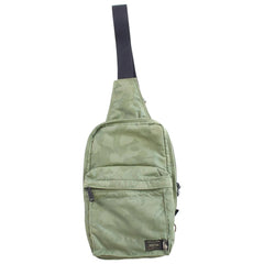 bape x porter green hidden camo hip bag