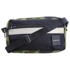 bape 3m 1st green camo hip bag