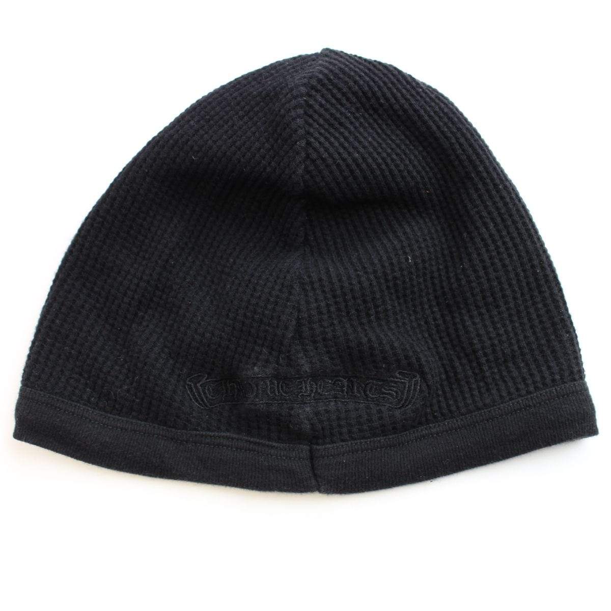 chrome hearts cross waffle beanie black - SaruGeneral