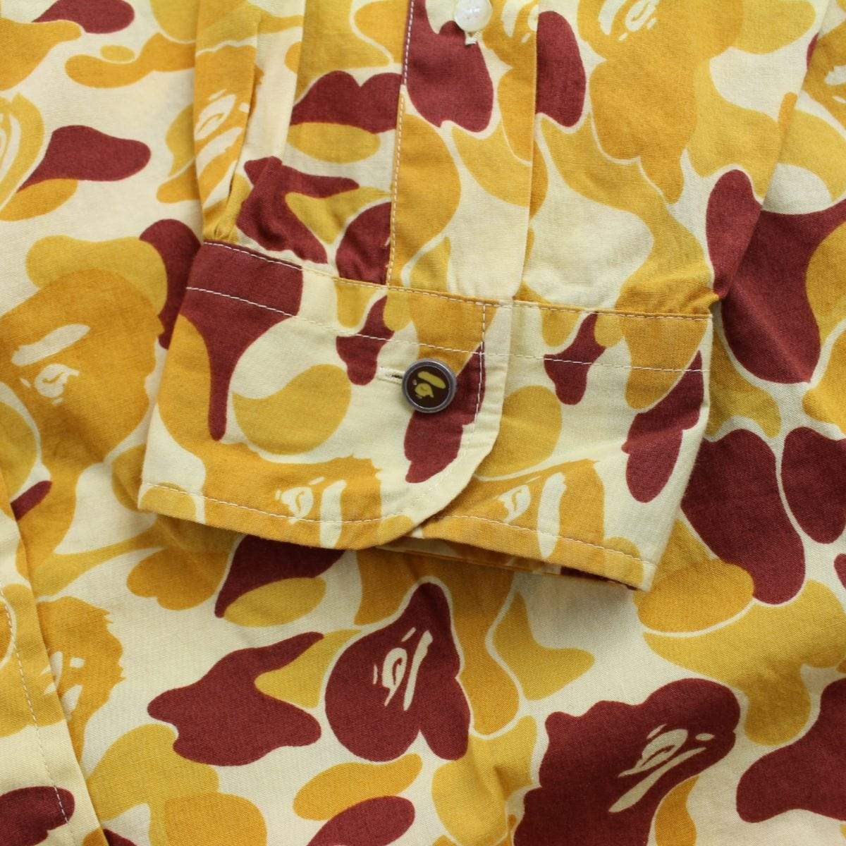 bape abc orange camo shirt - SaruGeneral