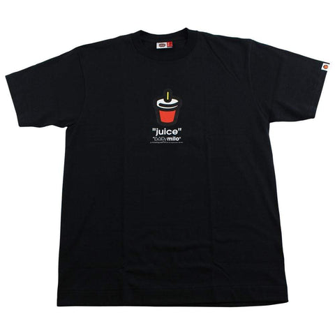 Bape baby milo juice logo tee black