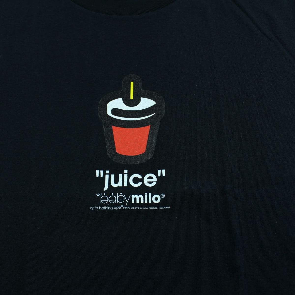 Bape baby milo juice logo tee black - SaruGeneral