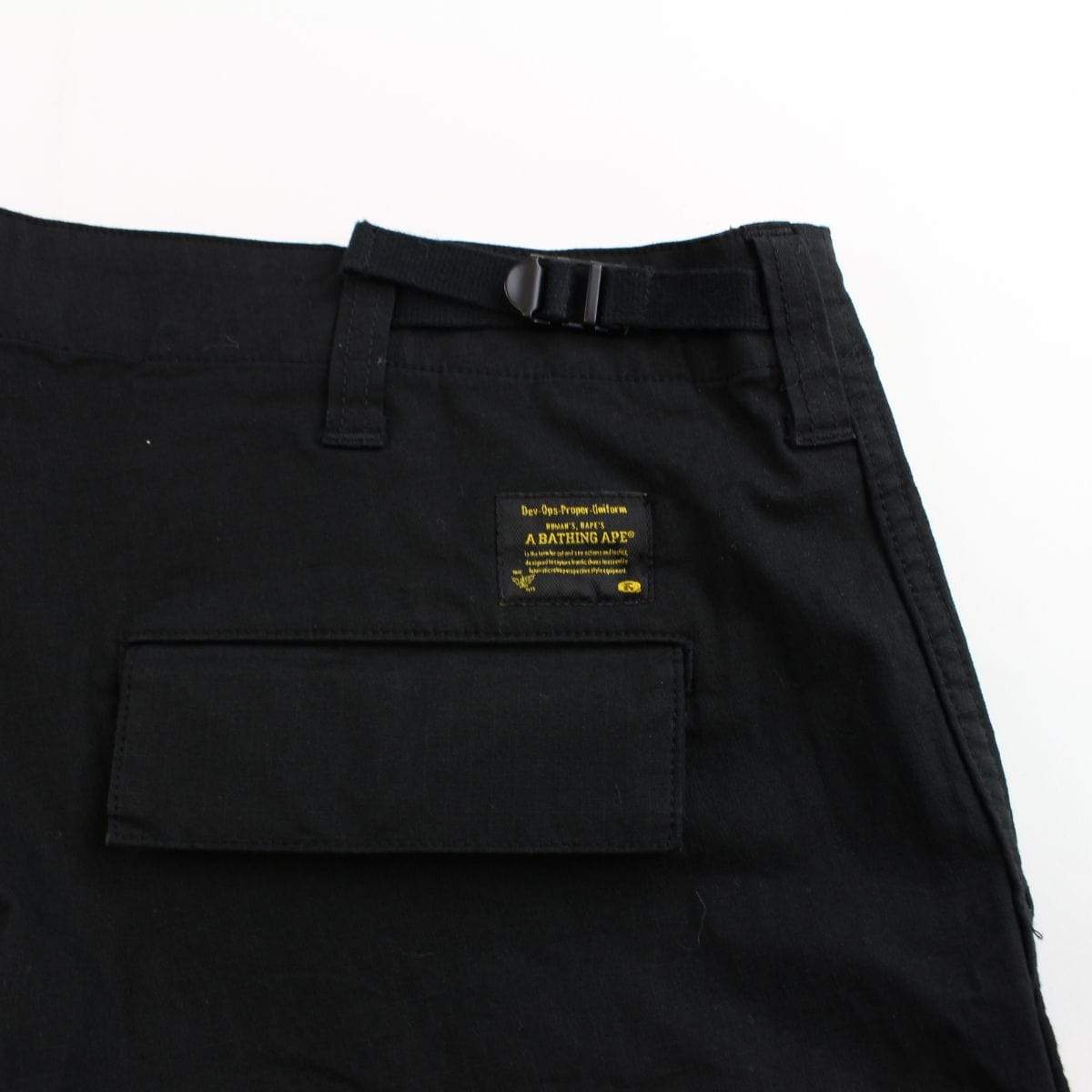 bape black cargo pants - SaruGeneral