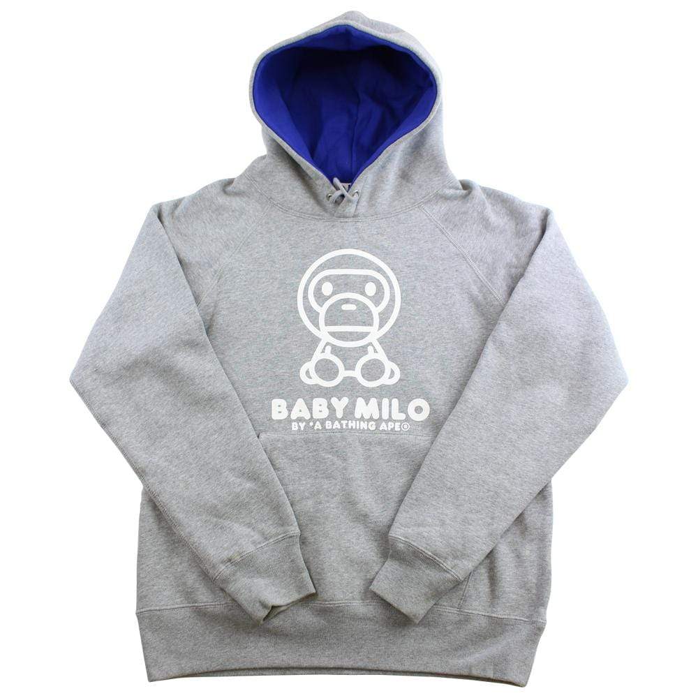 bape milo hoodie grey - SaruGeneral