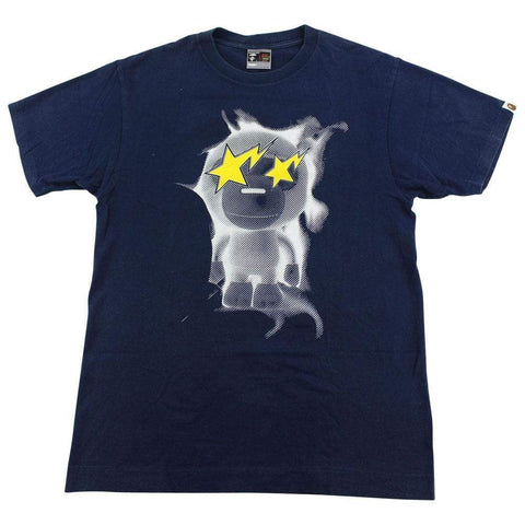 Bape Baby Milo Bapesta Eyes Tee Navy