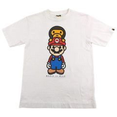 T-shirt Bape x Super Mario Baby Milo blanc