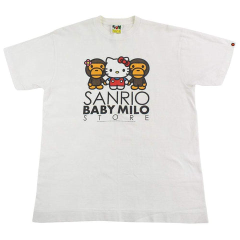 Bape x Hello Kitty Baby Milo Tee White