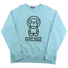 Bape Baby Milo Crewneck Baby Blue