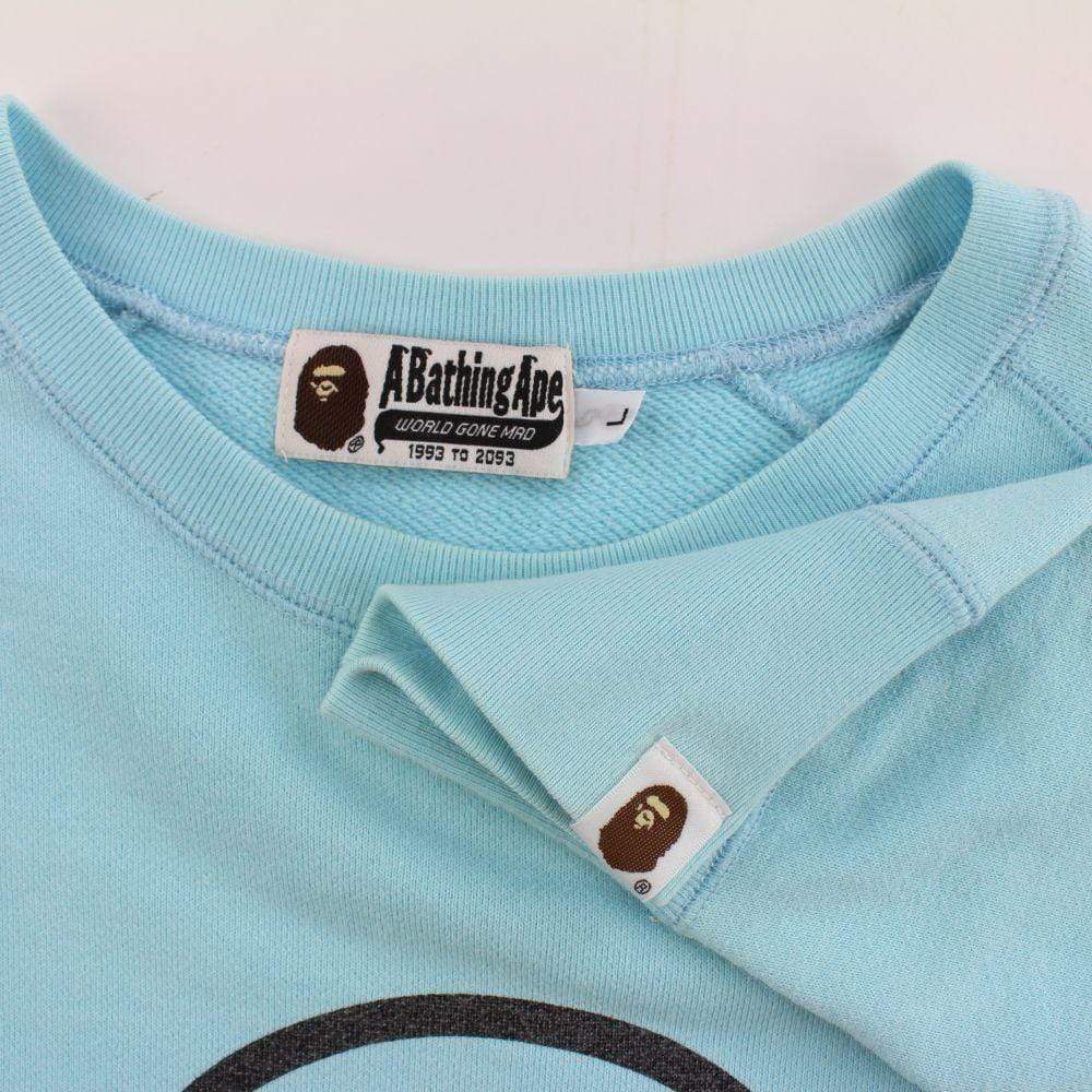 Bape Baby Milo Crewneck Baby Blue - SaruGeneral