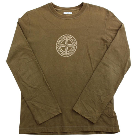 stone island ls green