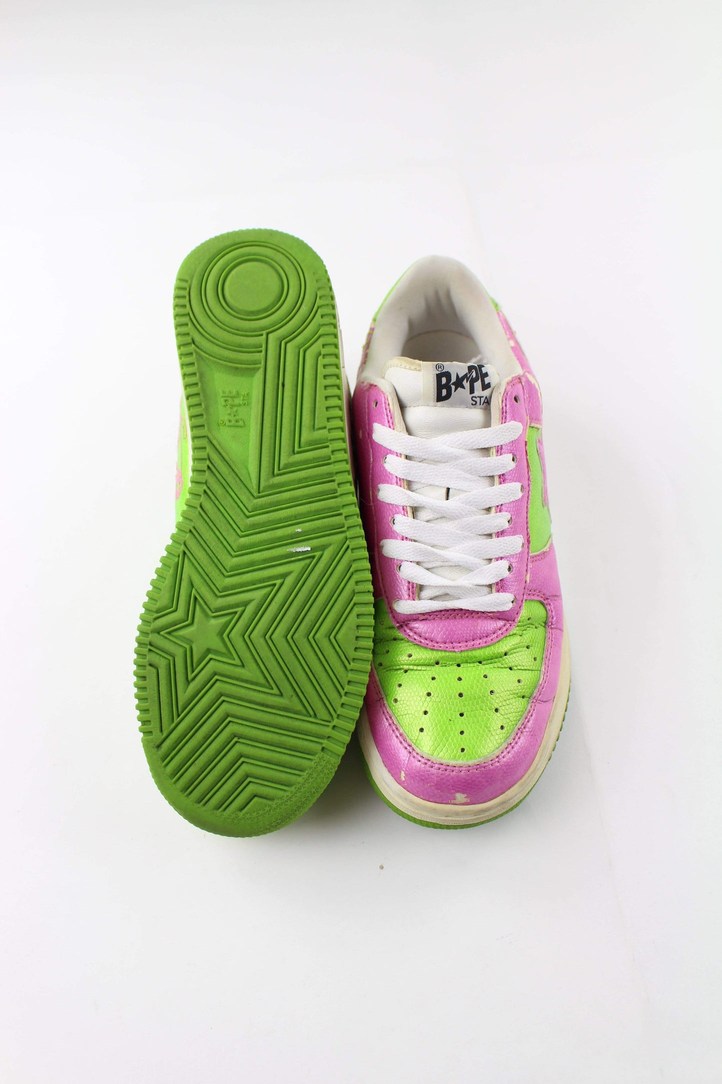 Bapesta x Futura Green & Pink - SaruGeneral