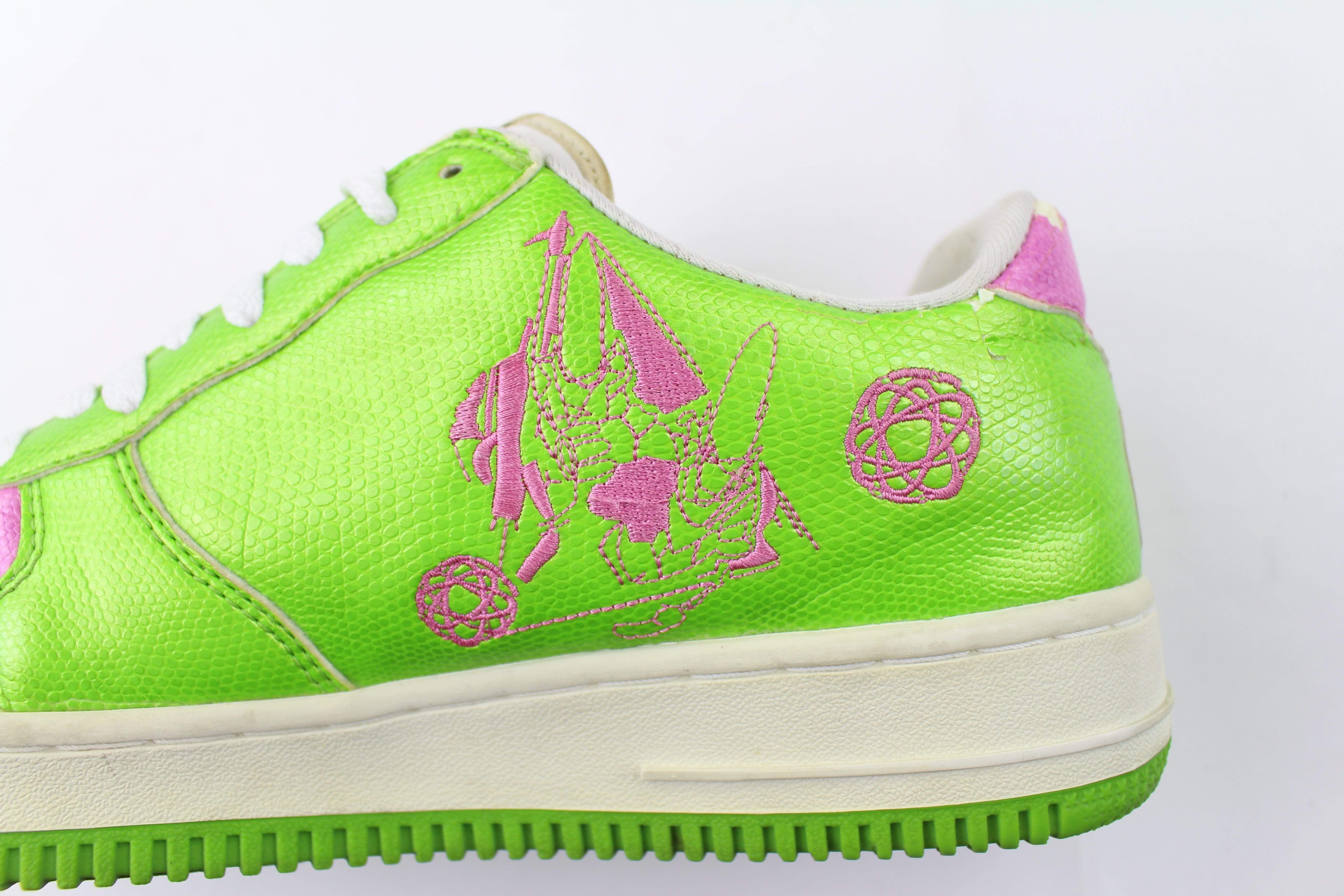 BAPE 美品 BAPESTA green ＆pink Bapesta x Futura Green & Pink – SARUGENERAL