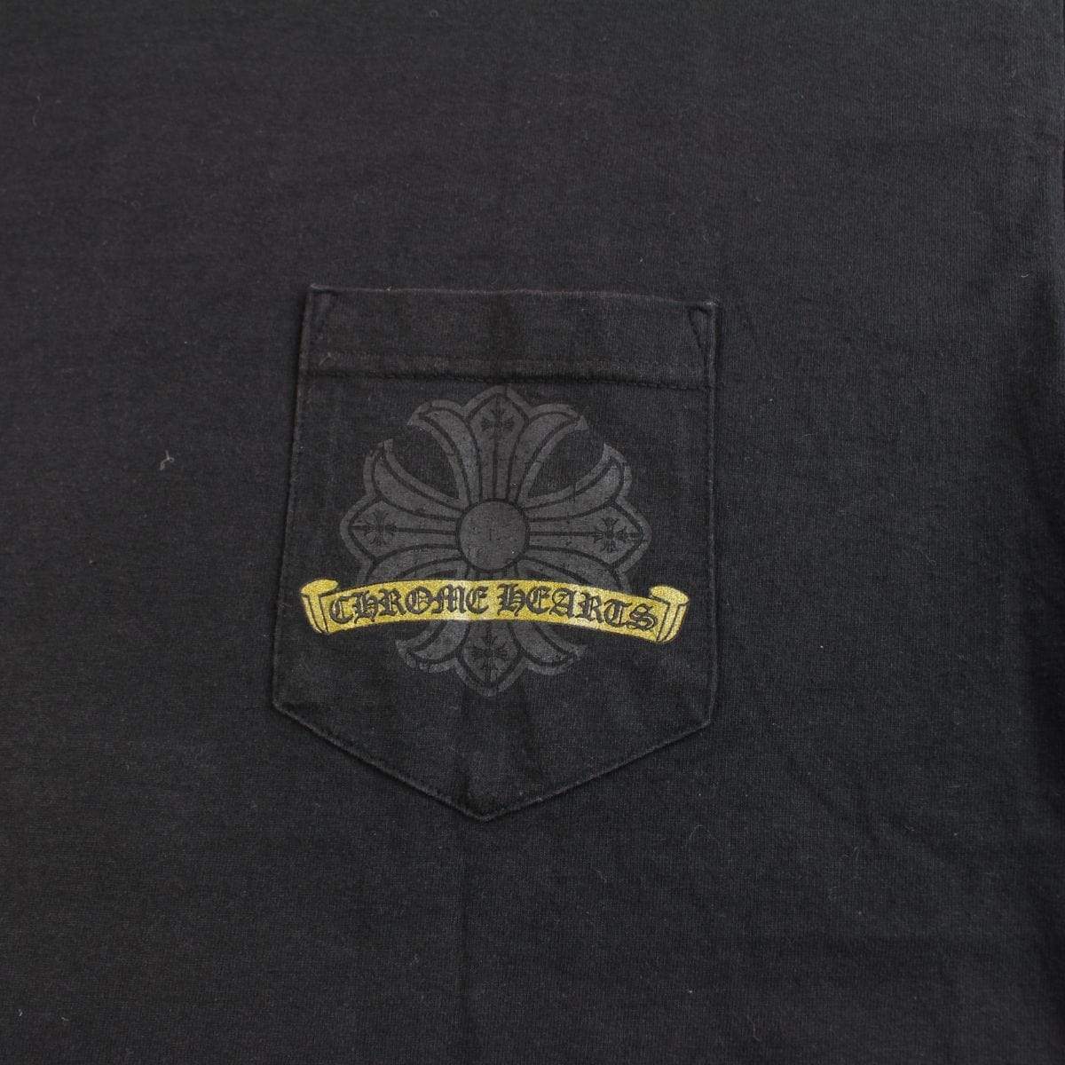 chrome hearts gold horseshoe tee black - SaruGeneral