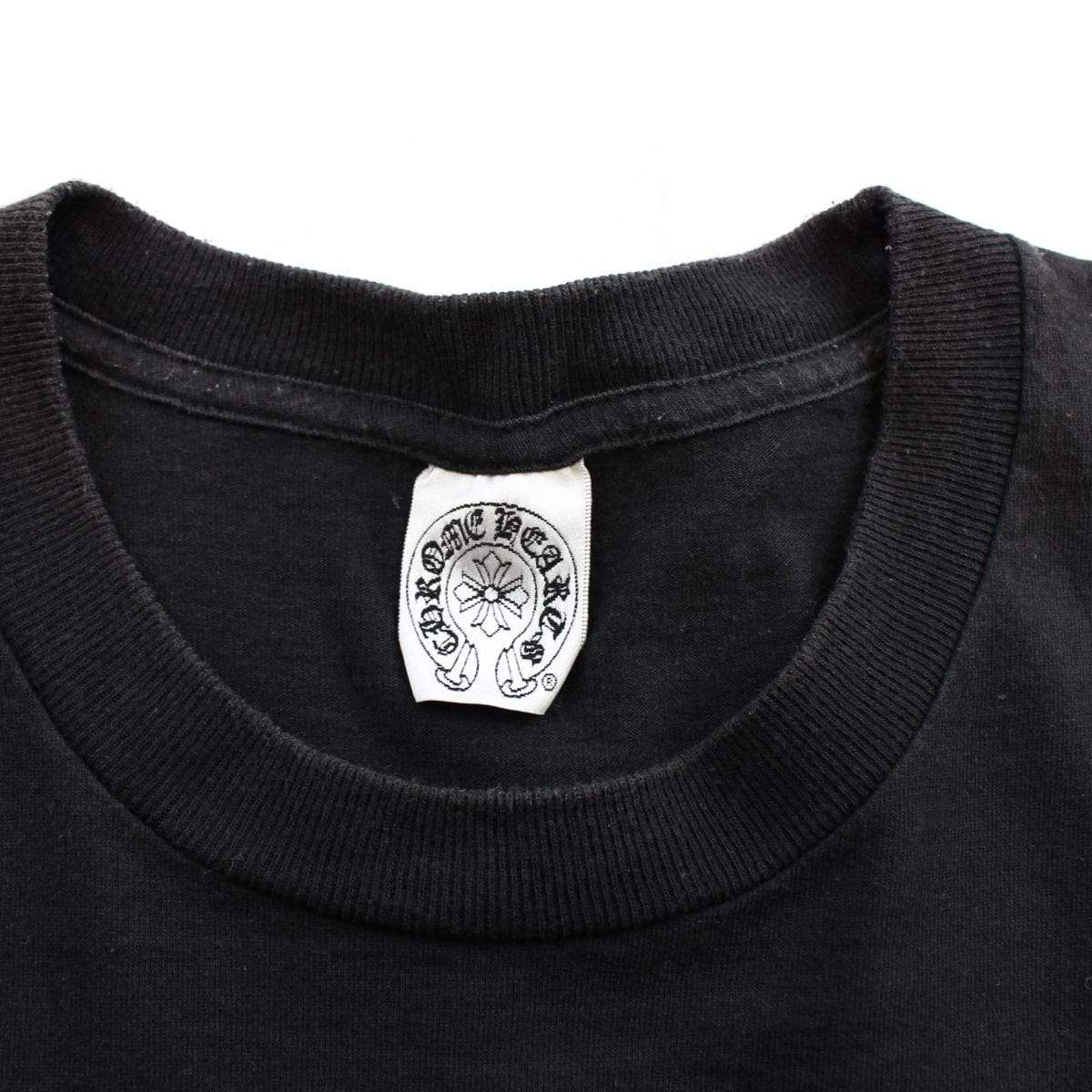 chrome hearts gold horseshoe tee black - SaruGeneral