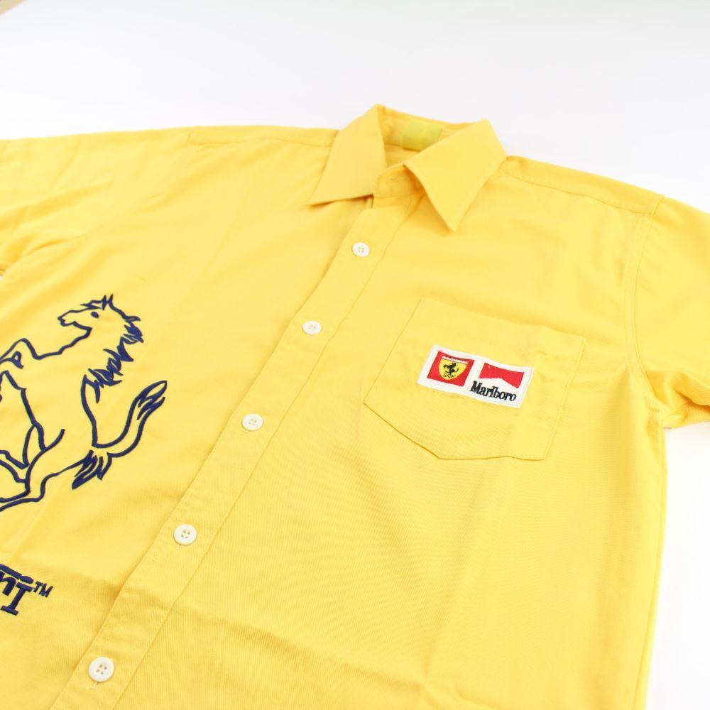 Ferrari x Marlboro Racing Shirt Yellow - SaruGeneral