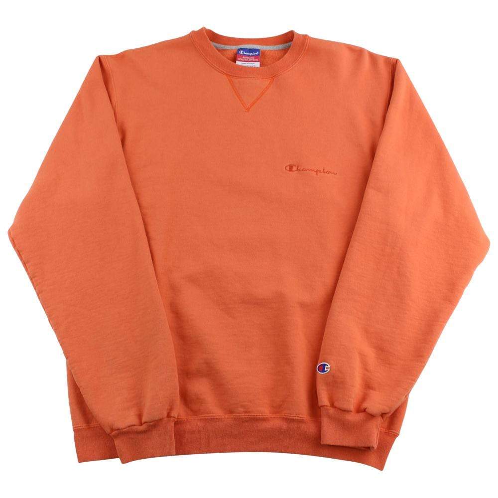 Champion Logo Crewneck Orange - SaruGeneral