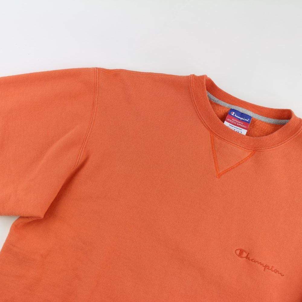 Champion Logo Crewneck Orange - SaruGeneral