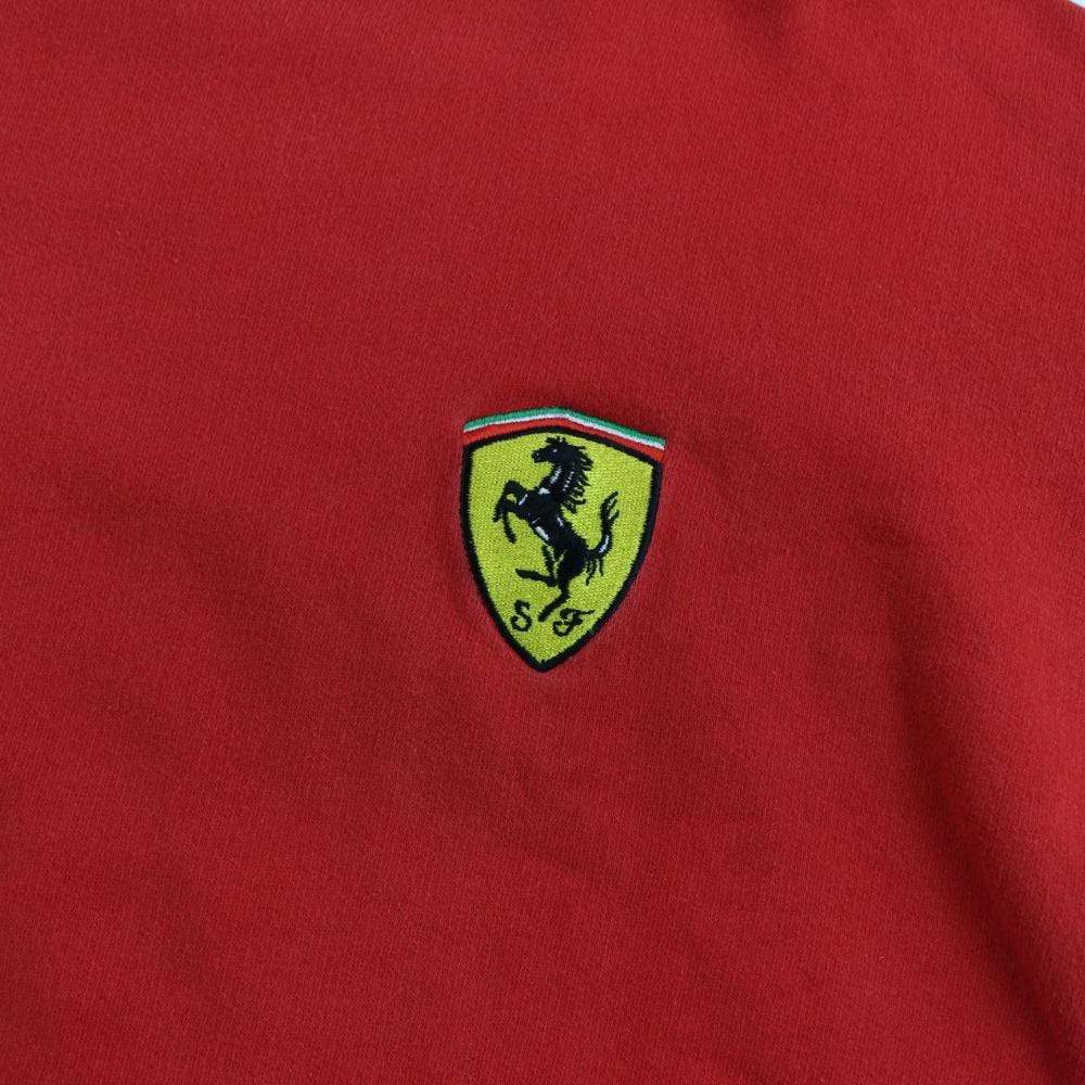 Ferrari x FedEx Logo Crewneck Red - SaruGeneral