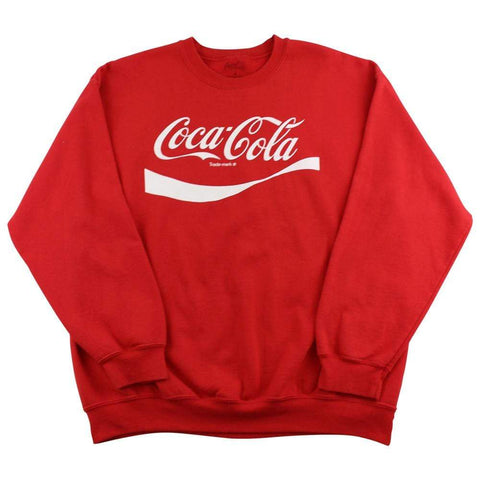 Coca Cola Logo Crewneck Red