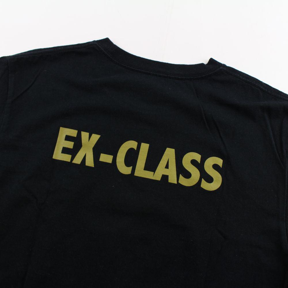 Bape Yellow Camo ExClass College Logo Tee Black - SaruGeneral