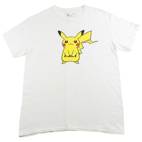 Pokemon x Fragment Pikachu Logo Tee White