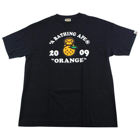 Bape Baby Milo Orange 2009 Tee Black