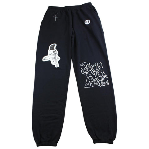 Travis Scott Jack Boys Joggers Black